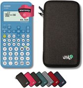 Casio fx-82NL incl. WYNGS Beschermhoes Donkergrijs - Wetenschappelijke Rekenmachine - Basis Pakket