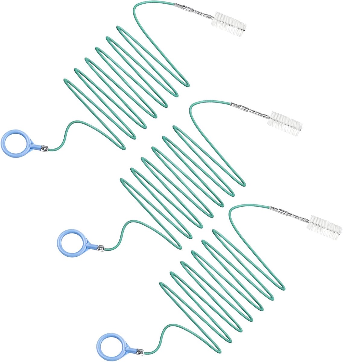 SnelShoppen - Sliding Roof Cleaning Brush Set - 3 Delige Auto Reinigingsborstel met 2 m Slang - Voor Auto Dakramen, Voorruitwissers, Wielafvoeropening