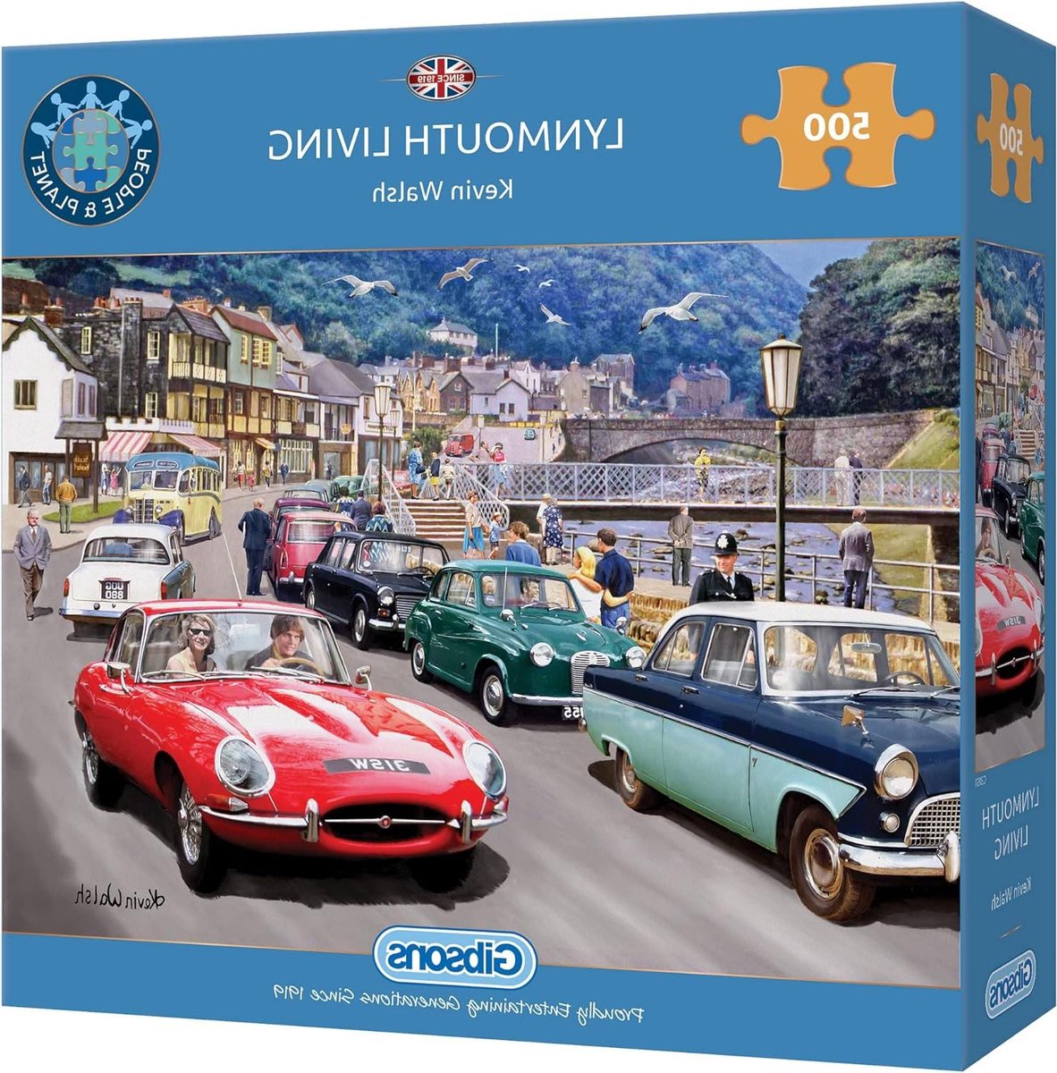Auto Legpuzzel - Puzzel voor Volwassenen - Ontspannen Hobby - Gemaakt in VK - 500 Stukjes - Meerdere Kleuren