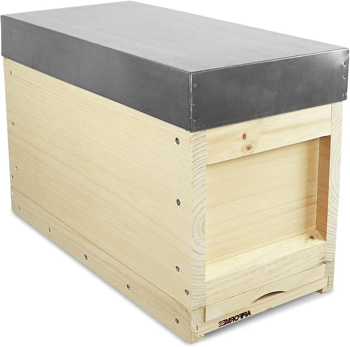 Opbergkast Zander - Bijenkast Aflegger - Bijen Houden - Onbehandeld Weymouthskiefer - 523 x 232 x 345 mm - Natuurlijk