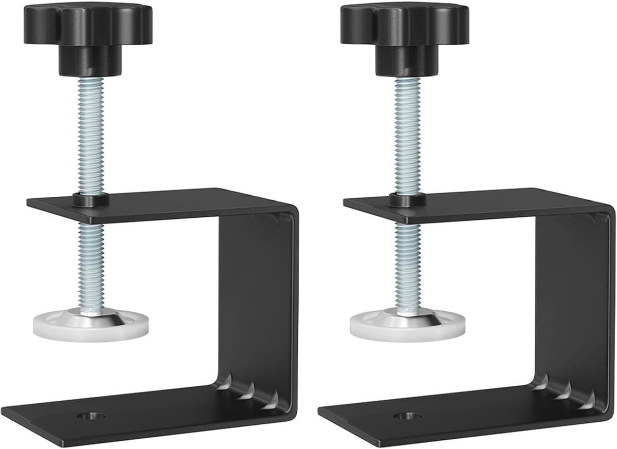 C Klem 2 Stks C-Klem Heavy Duty C-Klem Base Stand Rvs C Klem Lade Voorklem Metalen Bureau Montage Klem - ShopVlot