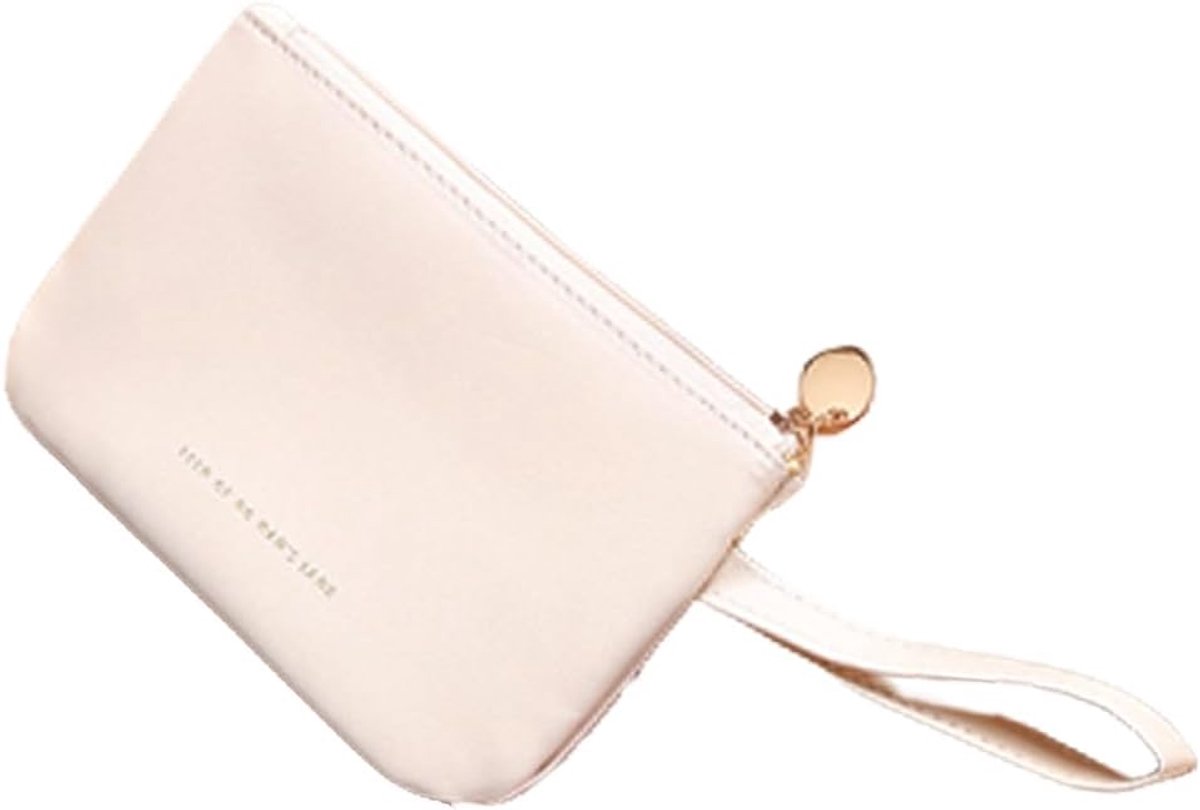 Mini Wallet Ladies Purse Small Coin Pouch Purse PU Wallet Coin Bag Purse for Women, Beige, Extra Bag - ShopVlot