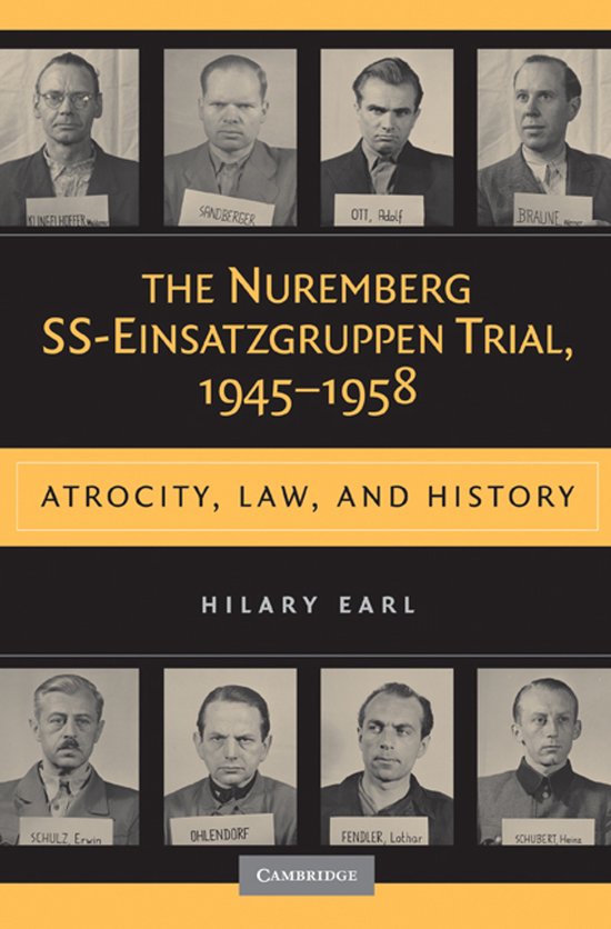 Nuremberg Ss-Einsatzgruppen Trial, 1945-1958 - cover