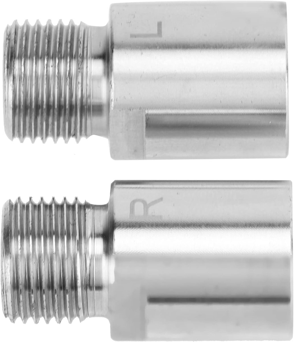 Fietspedaalverlengers - Pedaalverlenging - Comfortabel Fietsen - Verbetert Kniecomfort - 20 mm - Zilver