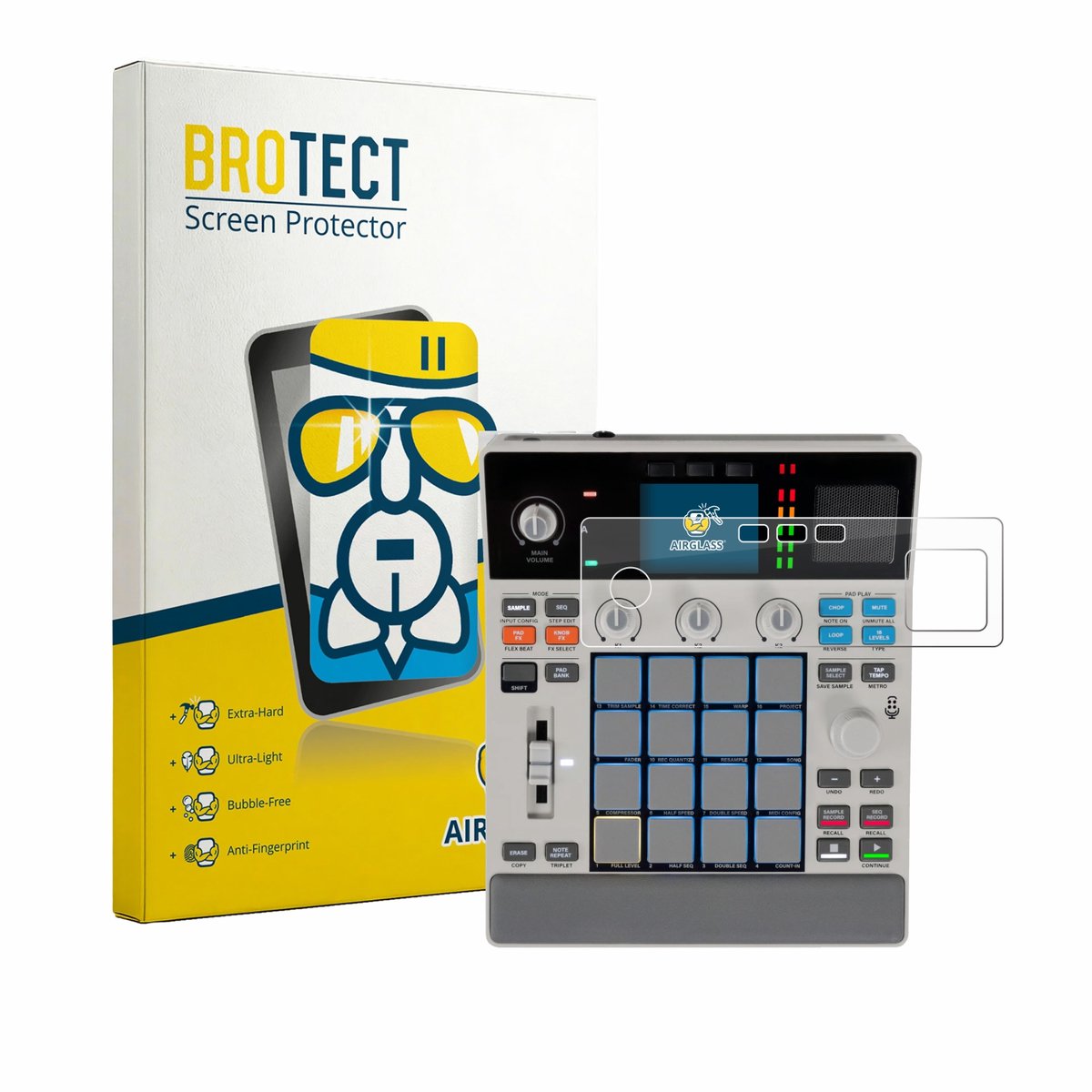 Screenprotector voor Akai MPC Sample Beschermglas transparant