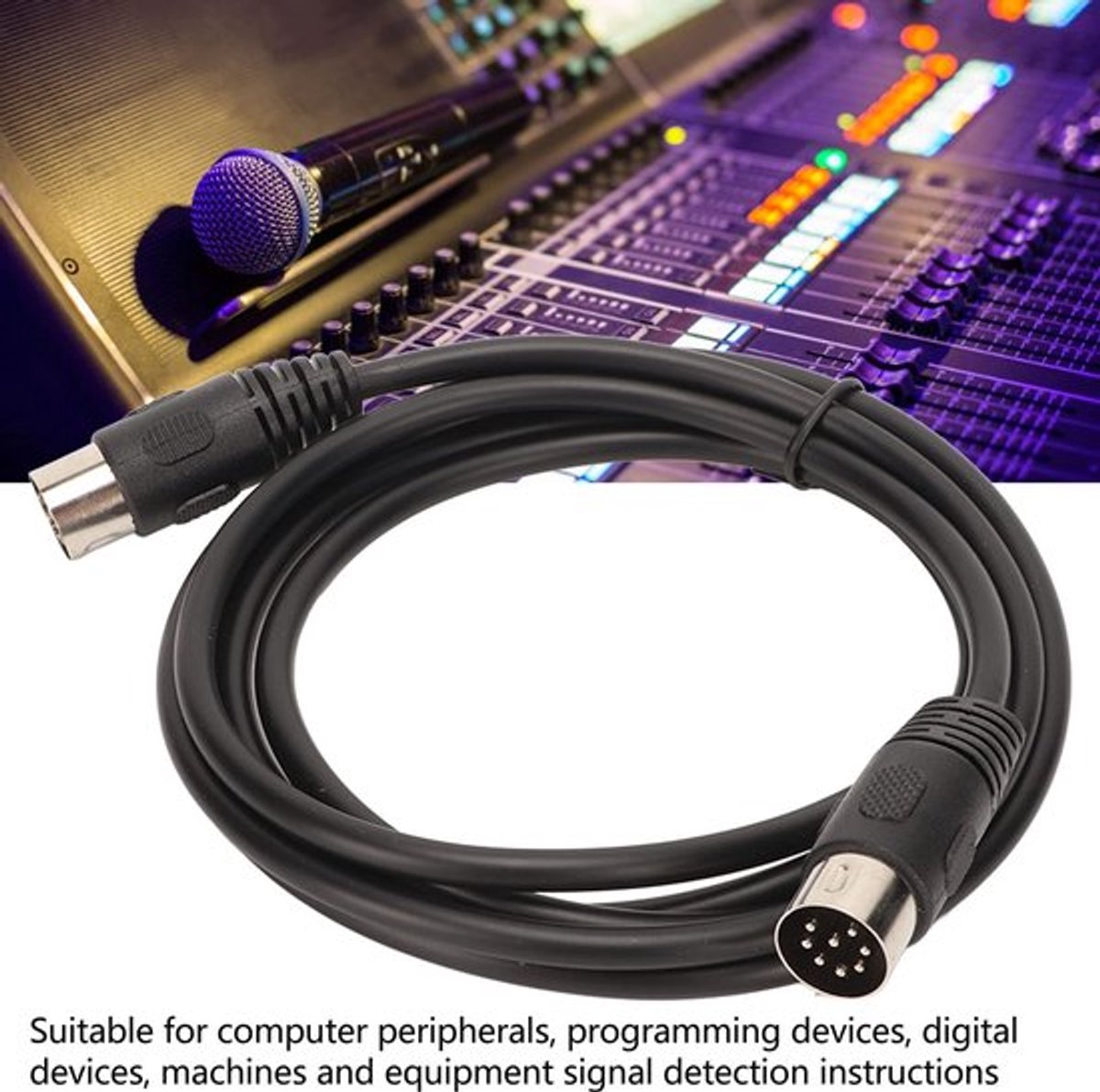 Dailygoody - Big Din 8 Pin naar 6 Pin kabel, audio接入