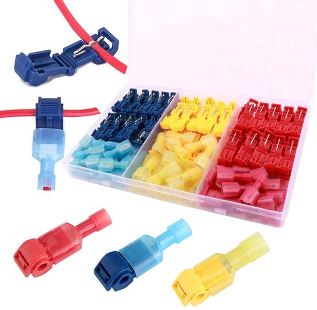 Mannelijke spade connectors set voor draadverbinding Inovra Plus
