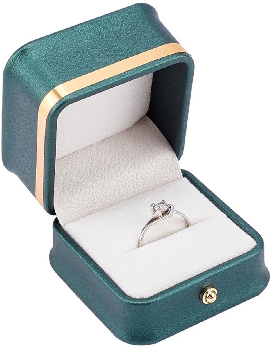 Luxe ringdoos voor elegante ringen geschenkdoos