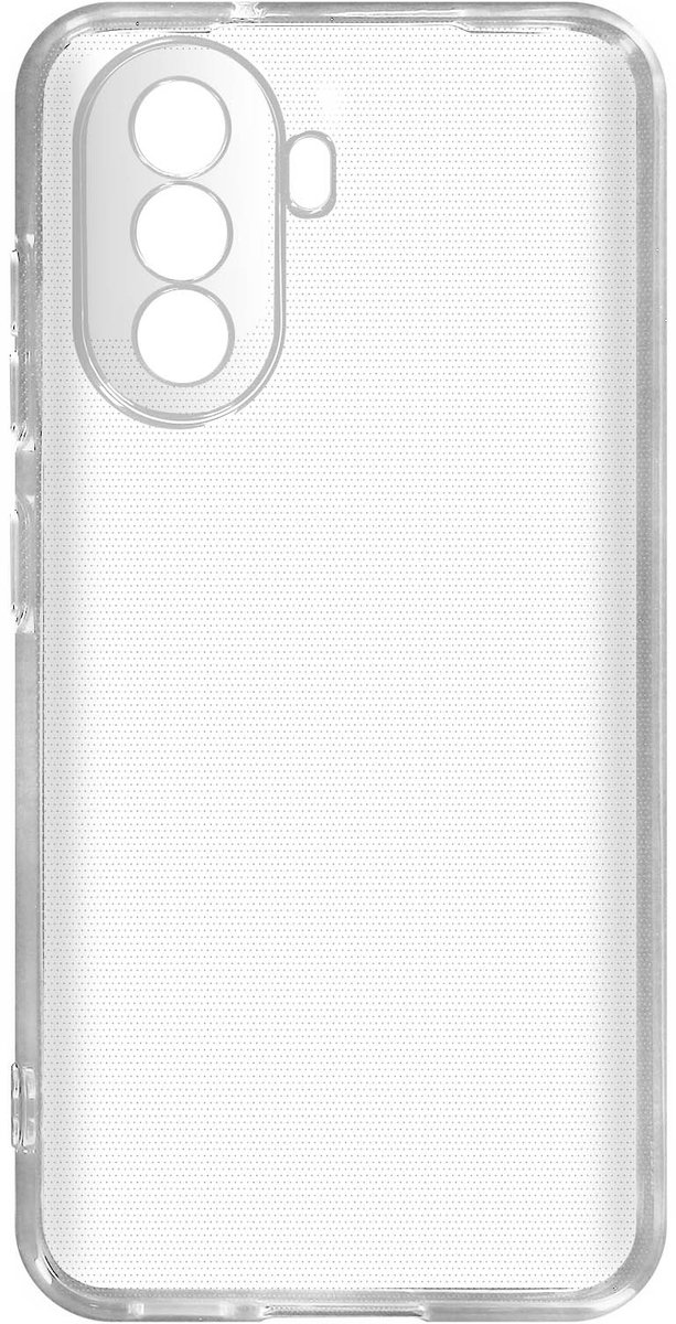 Tactical, Hoesje Geschikt voor Huawei Nova Y70 Siliconen Dun 0.2mm, Transparant