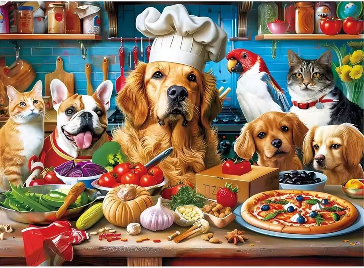 Puzzel 5000 stukjes - Legpuzzel volwassenen - Ontspannend tijdverdrijf - Hoge resolutie print - 181 x 105 cm - Multicolor