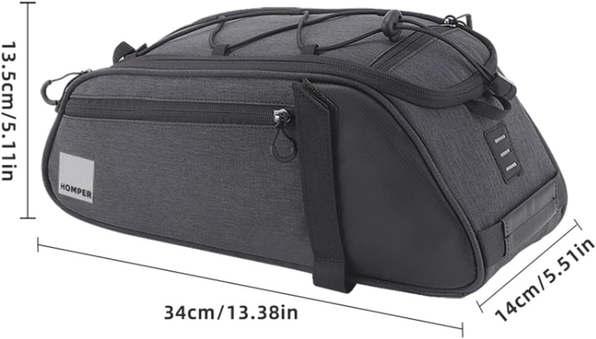 Fietstas - Polyester - Waterdicht - Multifunctioneel - Voor Fietsers