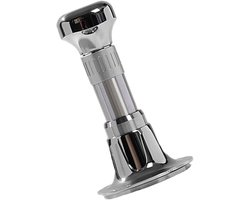 Koffiestamper - Espresso Tool - Perfect Koffie - Constante Druk - 58 mm - Zwart Zilver
