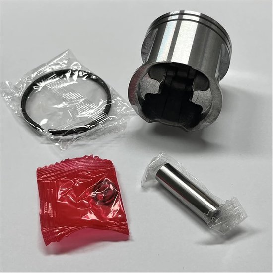 Zuiger Ring Set - Motoronderdelen - Tuingereedschap Onderhoud - Complete Herbouwkit - 47mm - Metaal — afbeelding 3