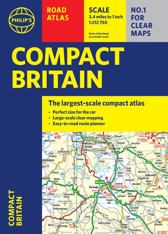 Philip's Road Atlases- Philip's Compact Britain Road Atlas - cover