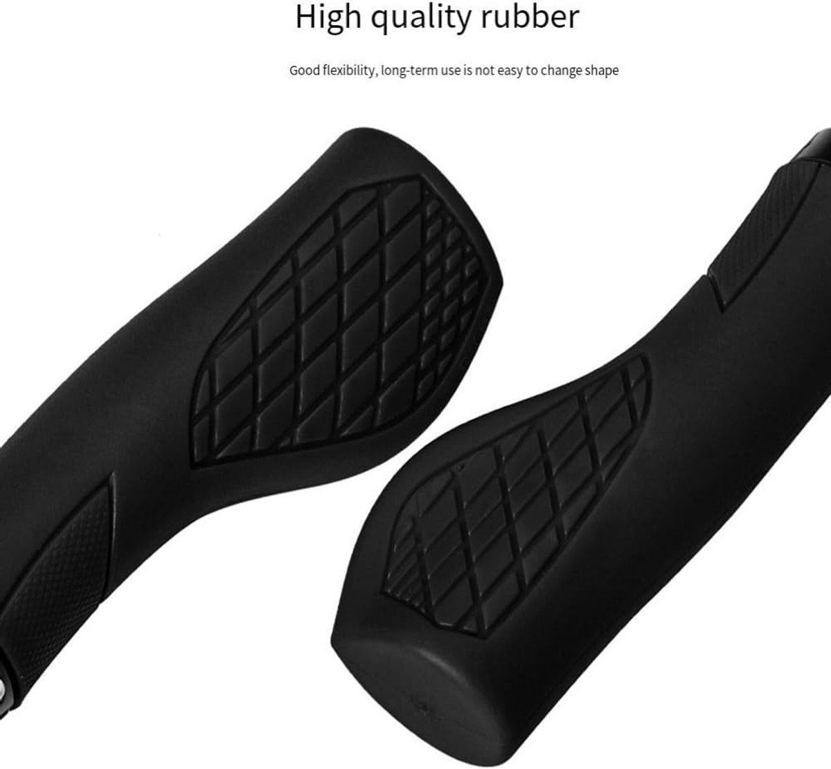 Fietsstuurgrepen - Handvatten Fiets - Comfortabel Fietsen - Ergonomisch Ontwerp - 132 mm Lengte - Roze