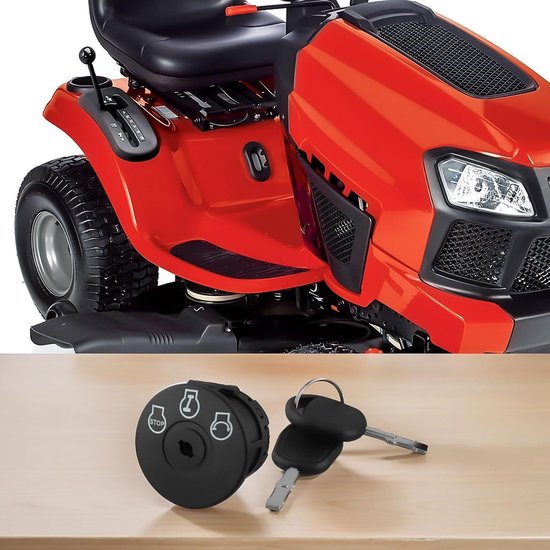 Schakelmechanisme Rijmaaier - Contactslot - Starten Stoppen - Inclusief Sleutel - 8 x 6 x 6 cm - Zilver — afbeelding 3