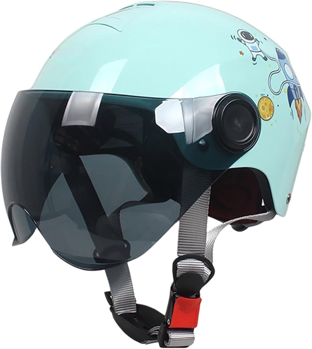 Kinder Fietshelm - Multi-sport Helm - Veilig Fietsen - Lichtgewicht Ontwerp - 50-55cm - Zwart