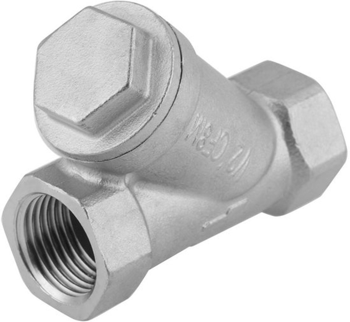 Dailygoody - Y Strainer RVS Dn15 - Y Type Filterklep voor Water, Olie en Gas
