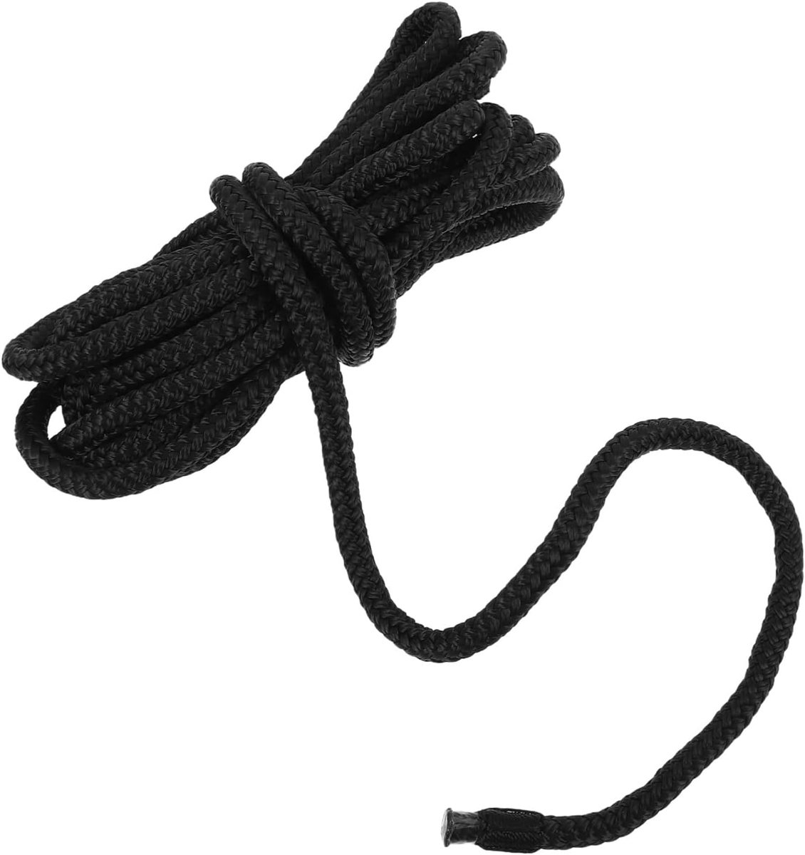 Bootlijnen Touw - Aanmeerlijnen Doktouw - Boot Aanleggen - Gevlochten Nylon - 480 cm Lengte - Zwart