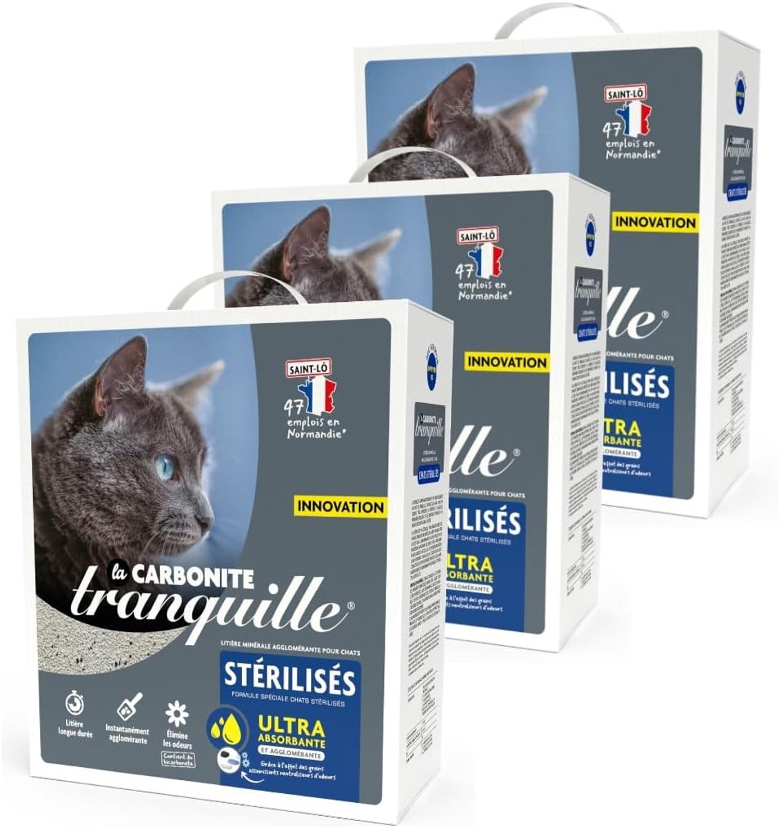 Kattenbakvulling - Duurzaam - Super absorberend - Geurverdrijvend - Voor gesteriliseerde katten