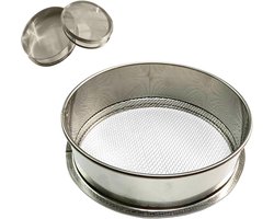 Aardzeef - Compostzeef Rotsscheidingsfilter - Tuinaarde Ziften - Fijnmazig Metaalgaas - 20 cm - Metaal