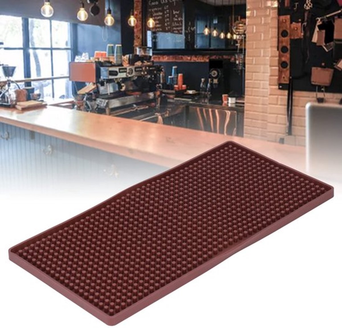 Dailygoody - Nikou Bar Mat - Silicone, Warmtebestendig en Antislip 60x40cm