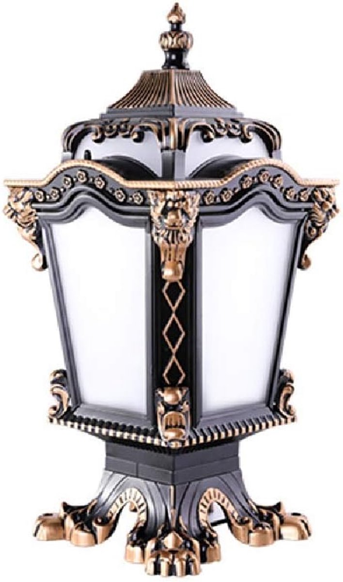 Buitenlamp Leidsman - Pilaarlamp Tuin - Pad Verlichten - Waterdicht IP54 - 300 Gram - Antraciet
