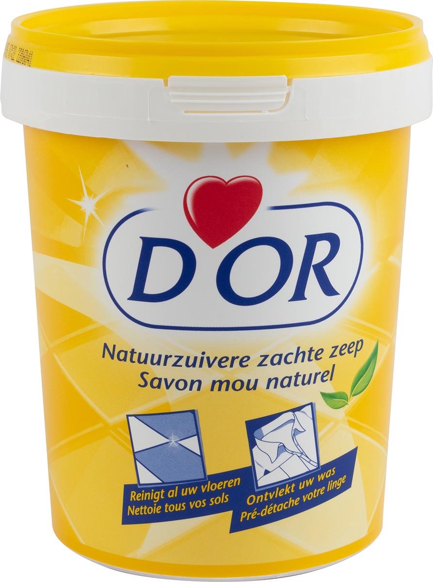 D'Or - Natuurzuivere Zachte Zeep - Vast Zeepmiddel - Voor Vloeren en Was - 1 kg