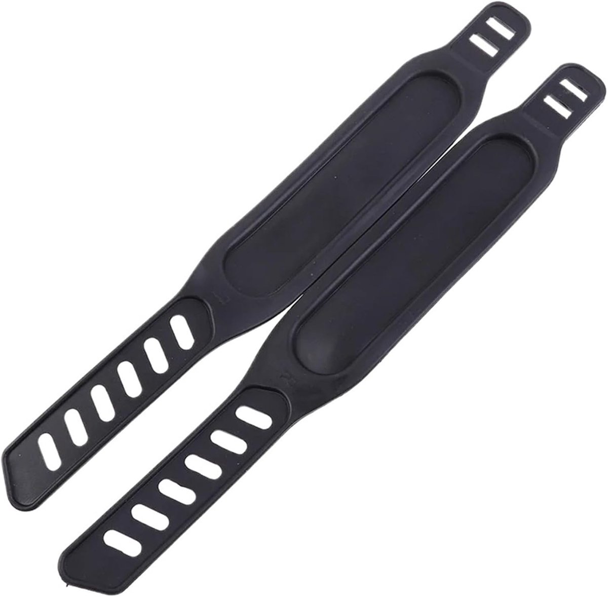 Pedaal Bandjes - Fietstrainer Accessoires - Indoor Fietsen - Verstelbare Pasvorm - 2 Stuks - Zwart