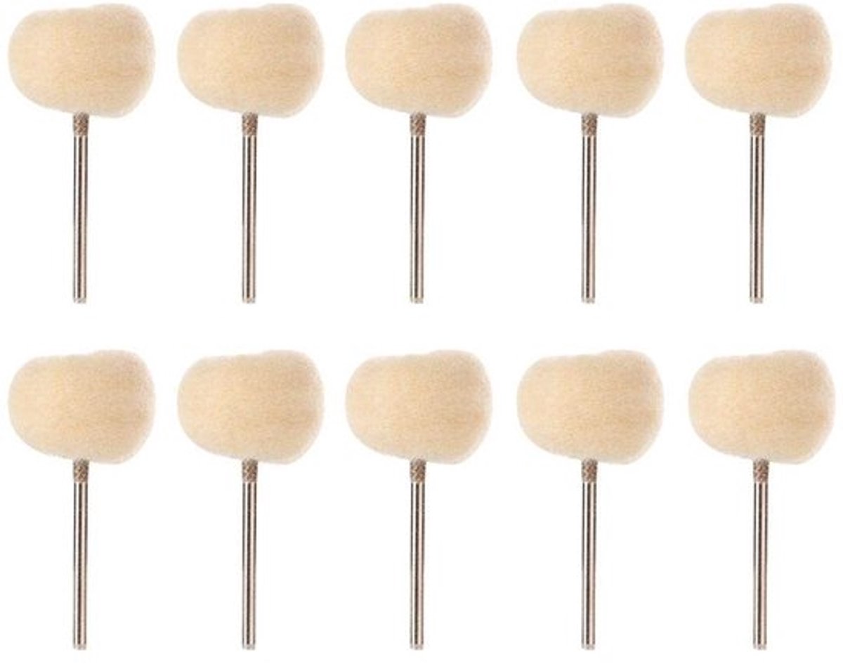 Shopcentral - Polijstwielen - 10 Stuks - Hoogwaardige Polijsting - 2.35 mm - Ultra