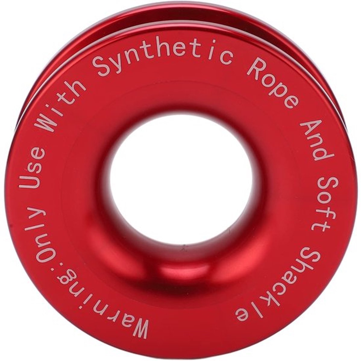SVGCommerce - Winch Recovery Ring - Zachte Shackle Herstelring - Rood