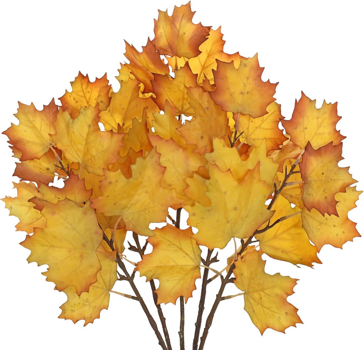 Oairse Set van 5 kunstmatige esdoorntakken, herfstdecoratie - ShopVlot