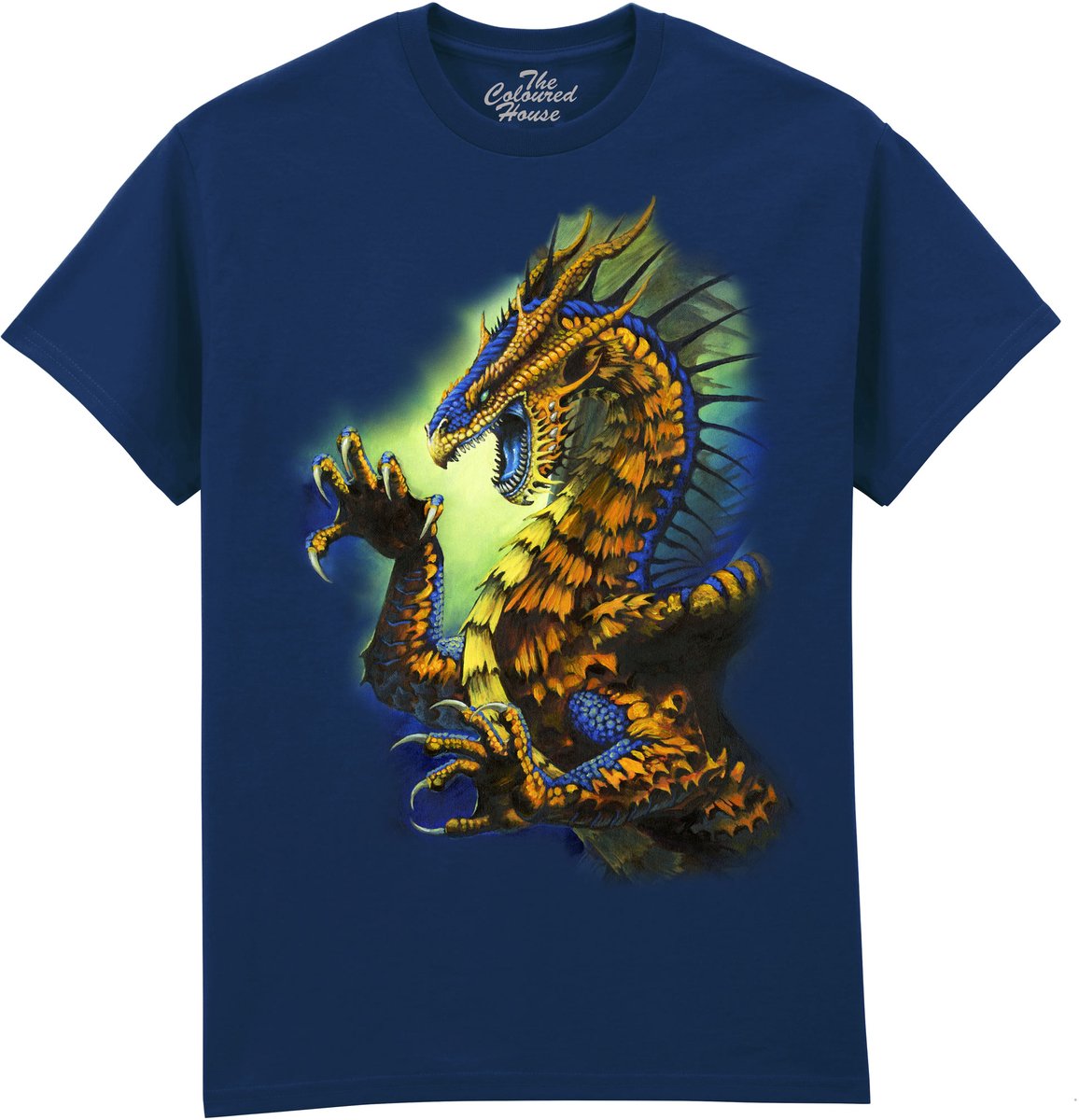 Draak Dragon Fury The Coloured House T-shirt XL
