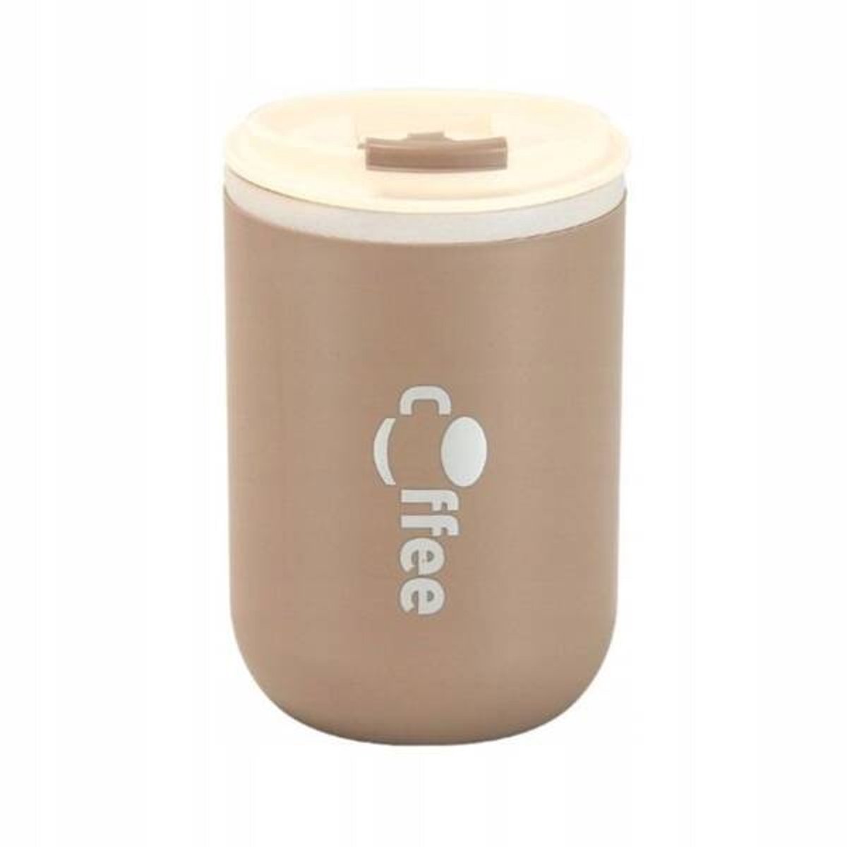 ECARLA Thermosbeker met Rietje - 500ml Cappuccino