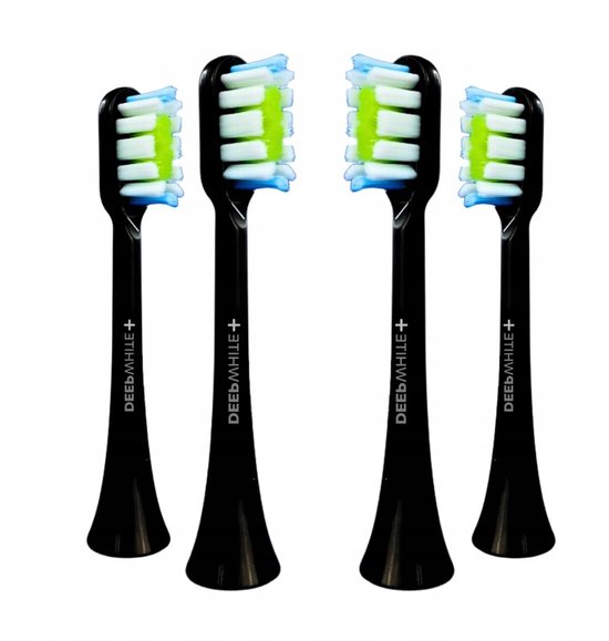 4x Zwarte Opzetborstels Raven ESOS005B - Deepwhite Vervangers | bol
