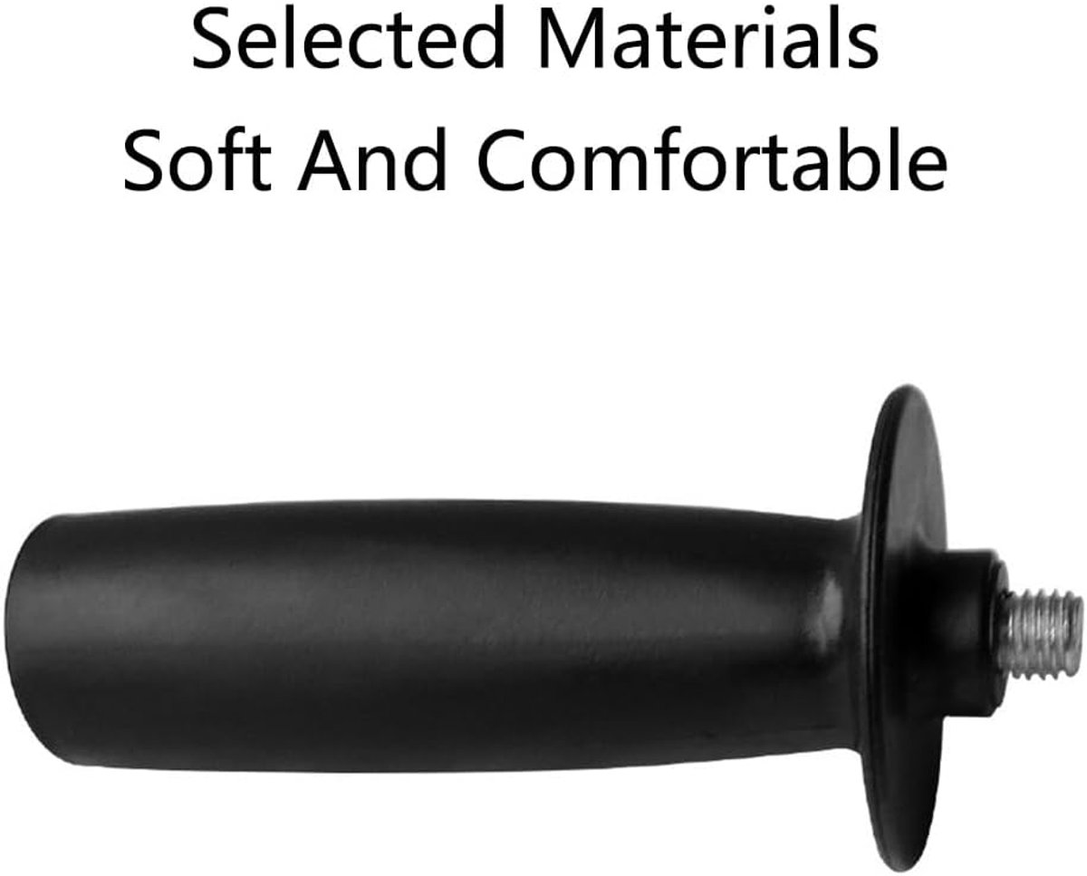 Angle Grinder, M12 Thread Plastic Auxiliary Side Flexible Handle, Replacement for Sanders, Hand Drills and Power Tools - ShopVlot