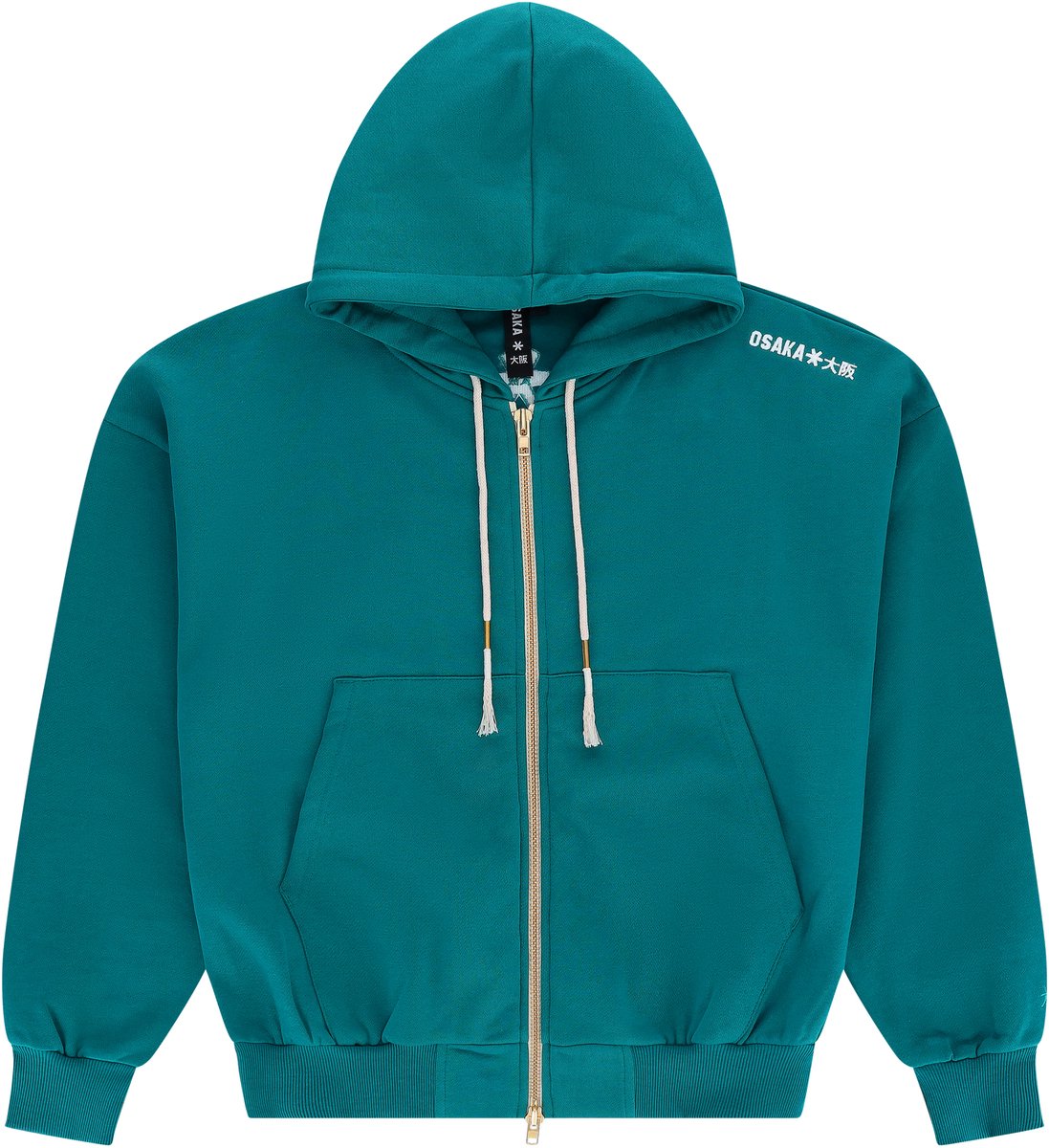 Osaka Men Full Zip Hoodie Transformative Teal