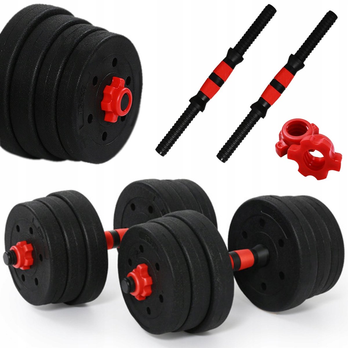 Verstelbare Halsterset 30kg met Barbell Functie