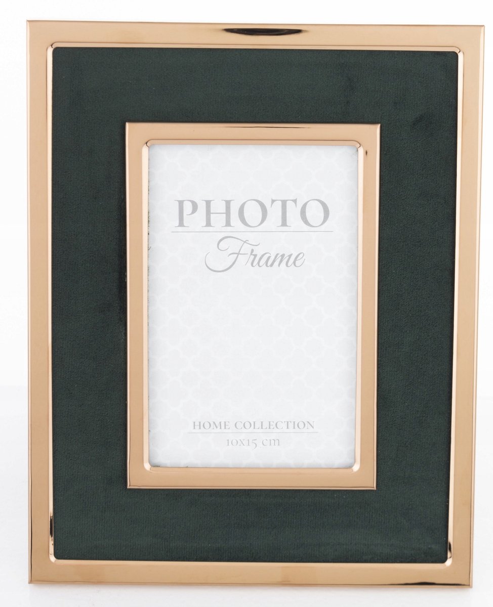 Elegante Groen-Gouden Fotolijst - Merkloos