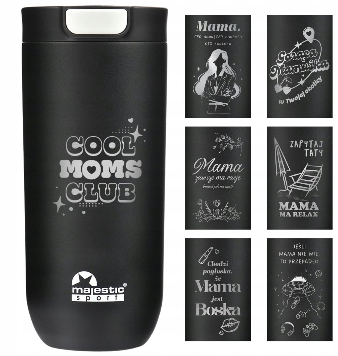 Gepersonaliseerde Thermobeker Mama - 540ml - Cadeau voor Verjaardag