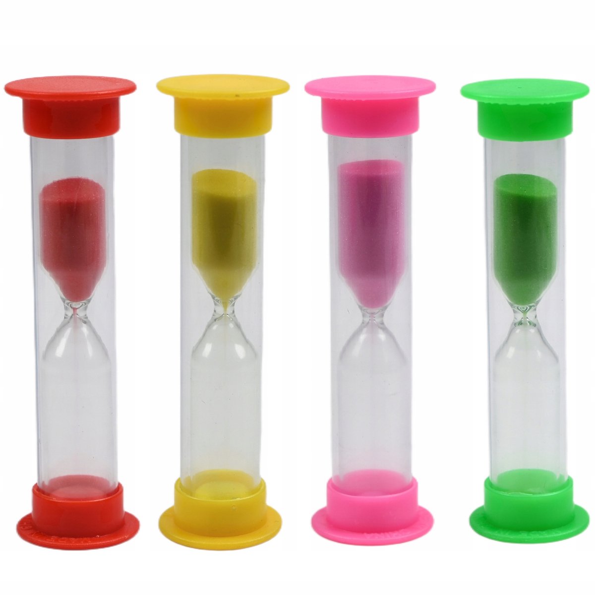 Zandlopers 5 Minuten Timer voor Kinderen - Set van 4