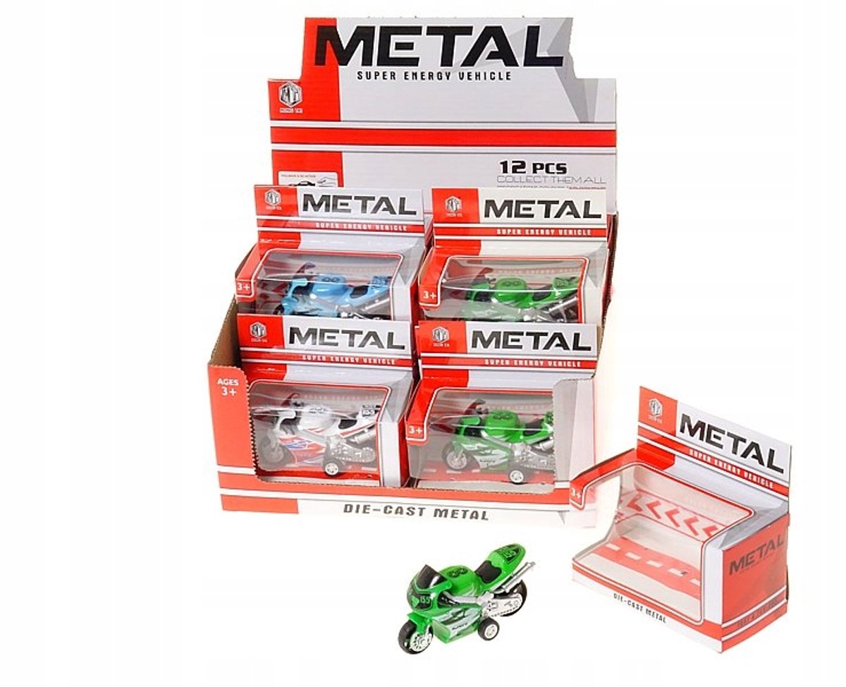 Adar Metal Motor Speelgoed Collectie - Realistisch Model