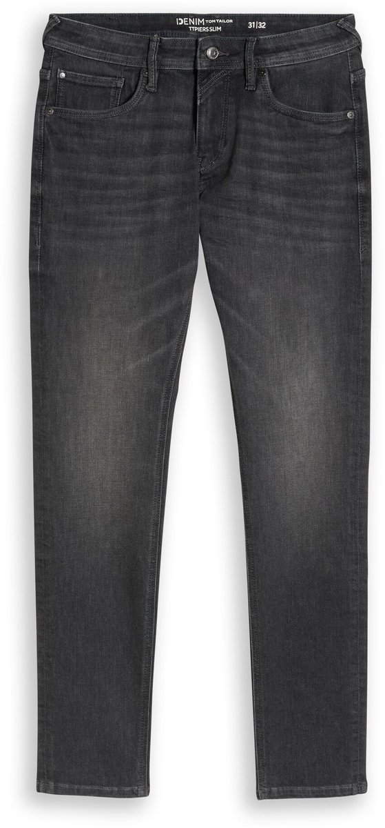 Tom Tailor Denim - TTPIERS SLIM-jeans - Maat 31/32 - used mid stone grey denim