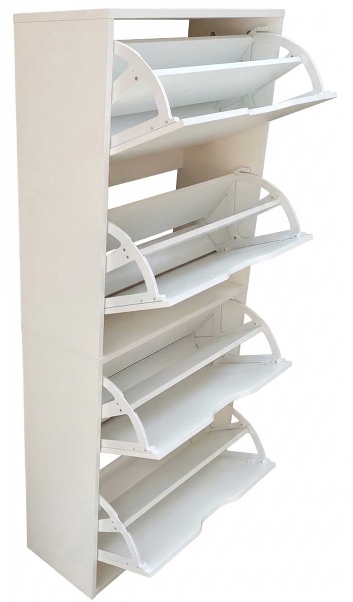 VDD - Schoenenkast - Halkast - Schoenen opbergsysteem - Wit