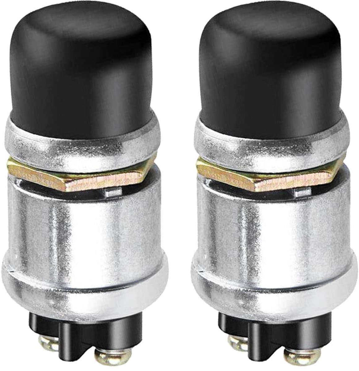 Drukknoopstartschakelaar 12V/24V - Waterdicht en Heavy Duty - Momentane werking - Ideaal voor auto en boot - ShopVlot