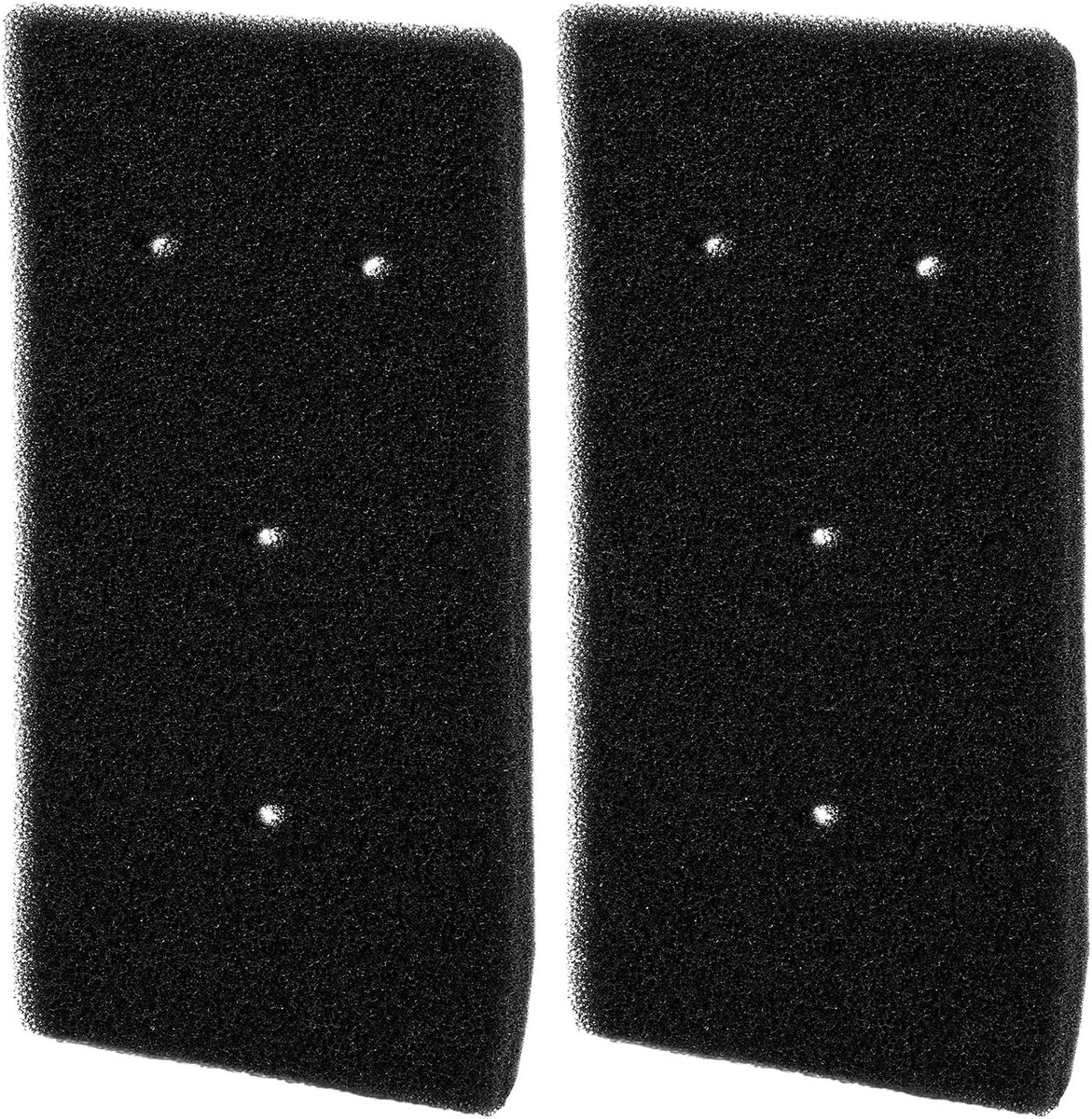 Filter voor wasdroger 230 x 115 mm - zwart sponsfilter - houdt pluis en stof tegen - ShopVlot