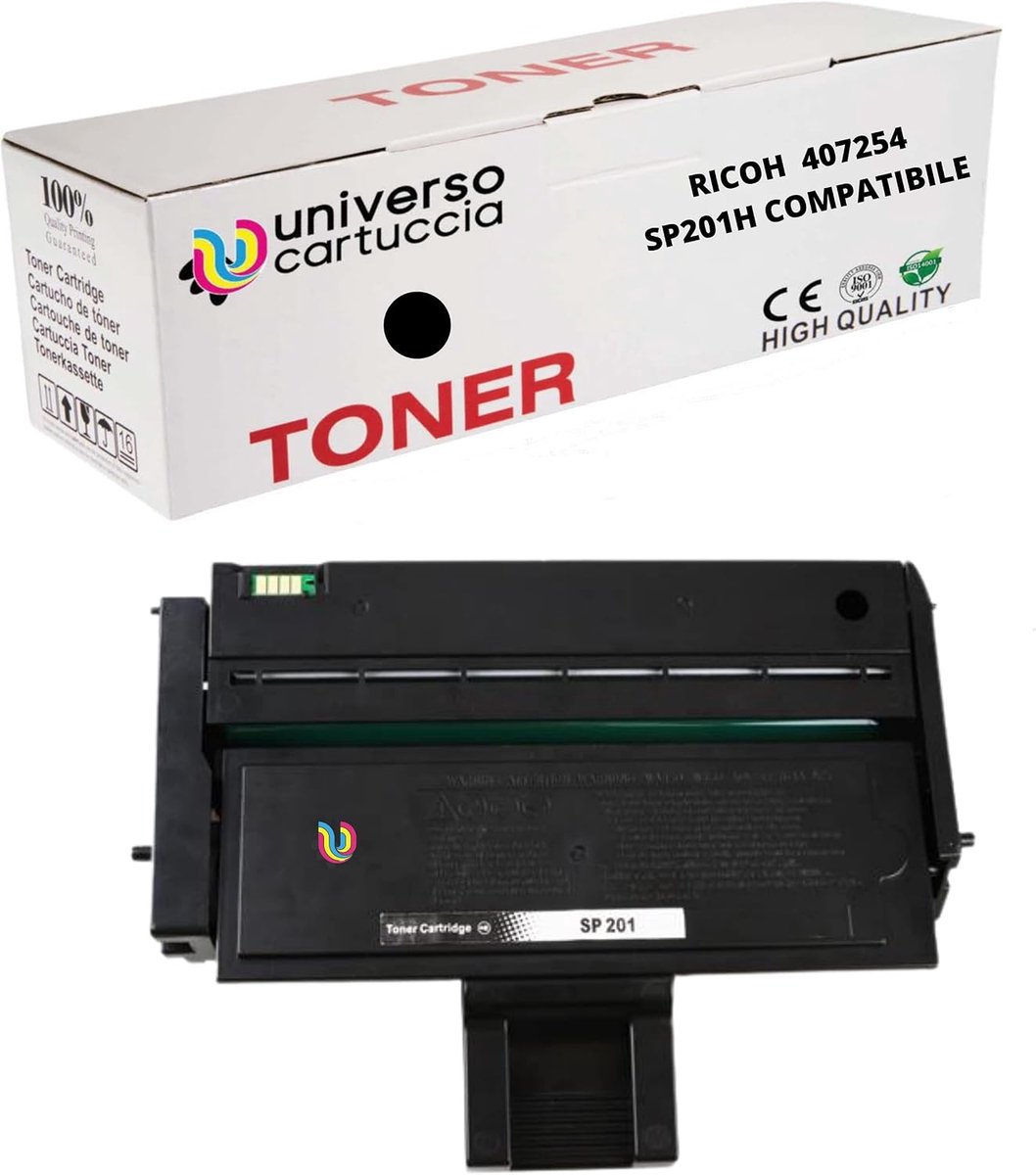 Cartridges voor Ricoh Aficio SP211 SP213W SP200 SP201 SP202 SP203 SP204 SP210 SP212 - 2600 afdrukken - Compatibel - ShopVlot