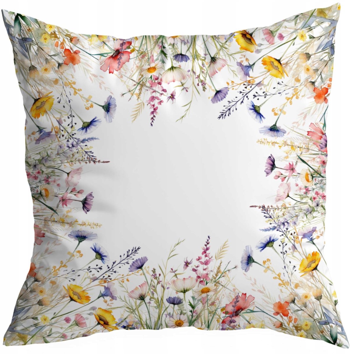 Decoratieve Kussenhoes 40x40cm - Lente Bloemen - Duurzaam & Kleurvast