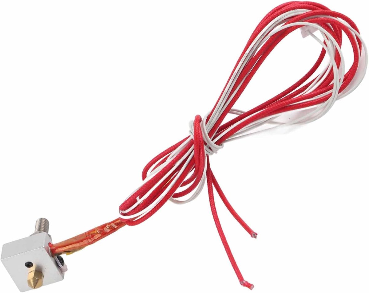 Hot End Extruder - 40W Verwarmingselement - 260°C Werktemperatuur - Geschikt voor 1.75 mm ABS/PLA Filament - ShopVlot