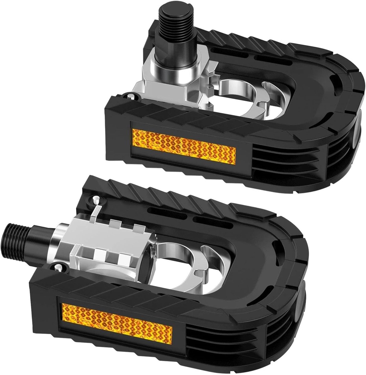 Mountainbike-pedalen antislip - aluminiumlegering - vouwpedaal met reflectoren - ideaal voor racefiets en e-bike - ShopVlot